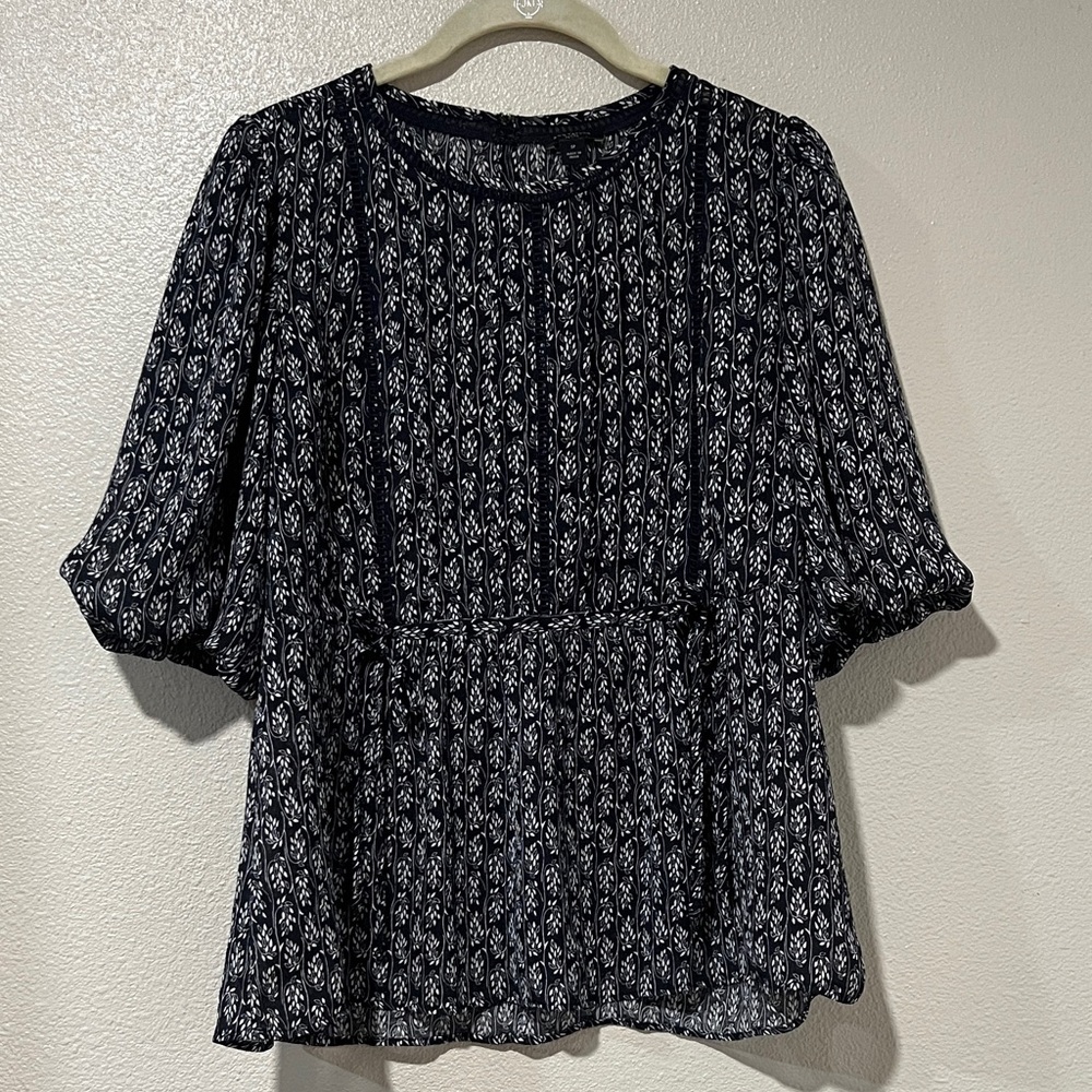 Ann Taylor Petite Floral Blouse